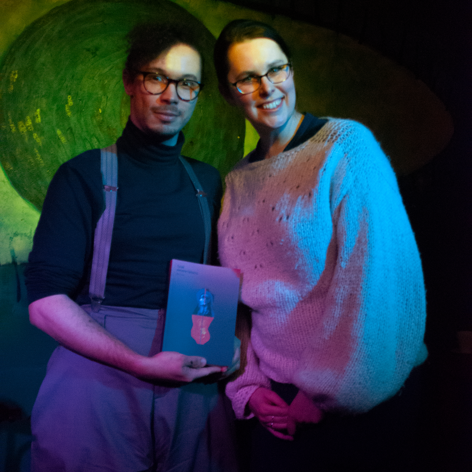 Kamil Exner i Marta Marecka-Butkiewicz na spotkaniu autorskim